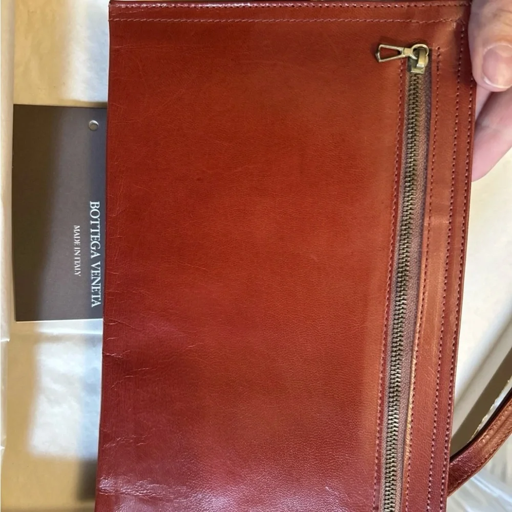Vintage Bottega Veneta Brown Leather Bag NWT